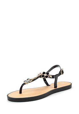 LOST INK  FLORAL TRIM SANDAL