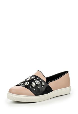 LOST INK  MICHA JEWEL ROUND TOE SLIP ON PLIMSOLL